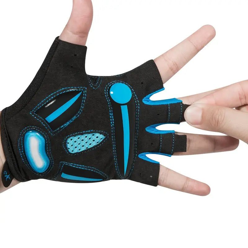 Liquid Silicone Half-Finger Gloves for Outdoor Sports