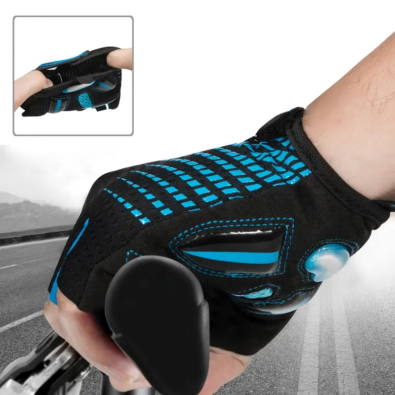 Liquid Silicone Half-Finger Gloves for Outdoor Sports
