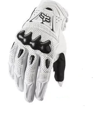 Fox Head Carbon Fiber Leather Motorcycle Riding Gloves