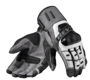 Black Sheepskin Desert Pro Motorcycle Riding Gloves