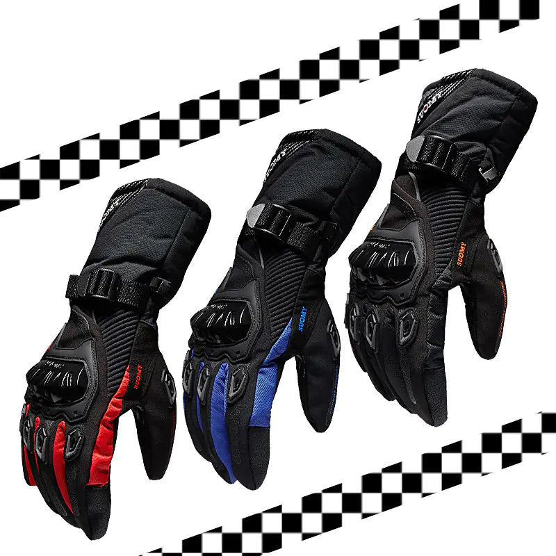 SUOMY Winter Motorcycle Gloves for Men - Waterproof & Warm