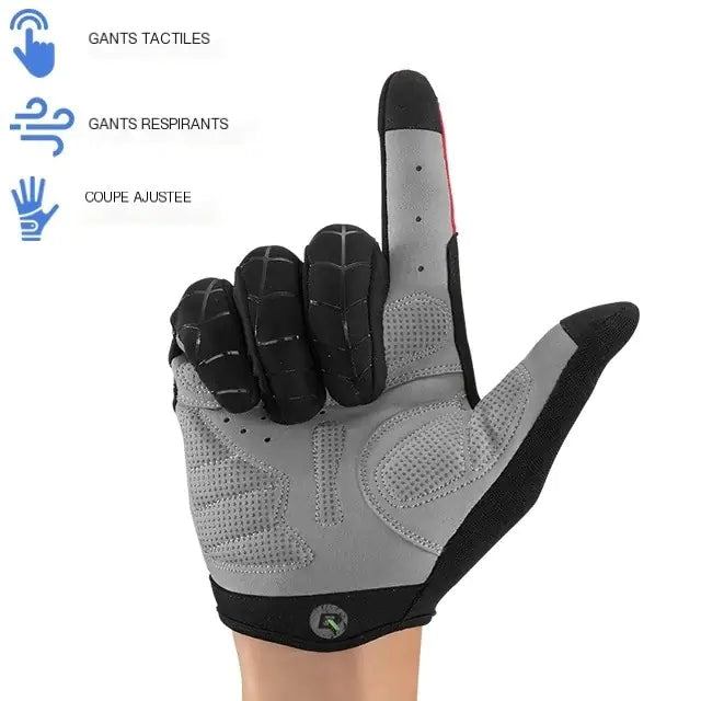 Full-Finger Cycling Gloves for Outdoor Sports & Motorbikes
