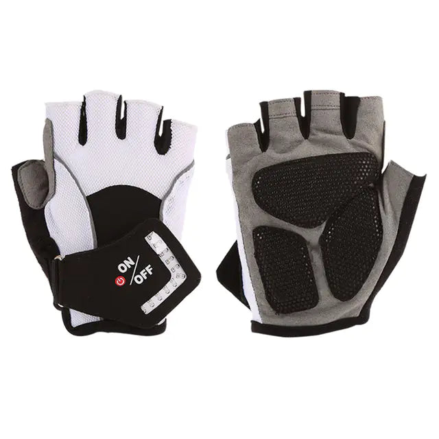 Outdoor Sports Half-Finger Gloves with Indicator Lights