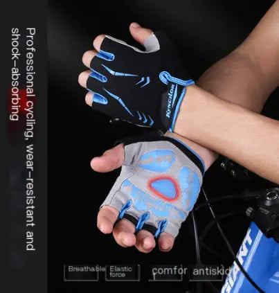 Breathable Short Finger Cycling Gloves for Spring/Summer