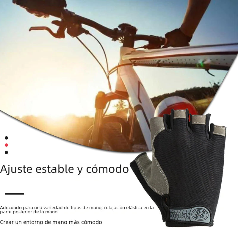 A1Q006 Half Finger Fitness Gloves for Outdoor Cycling
