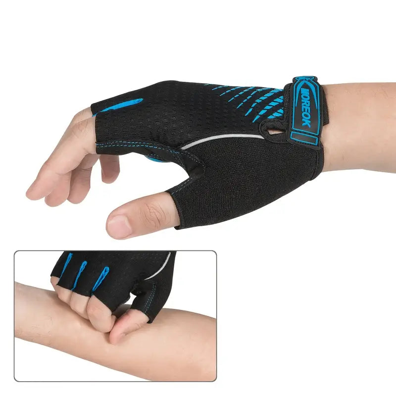 Liquid Silicone Half-Finger Gloves for Outdoor Sports
