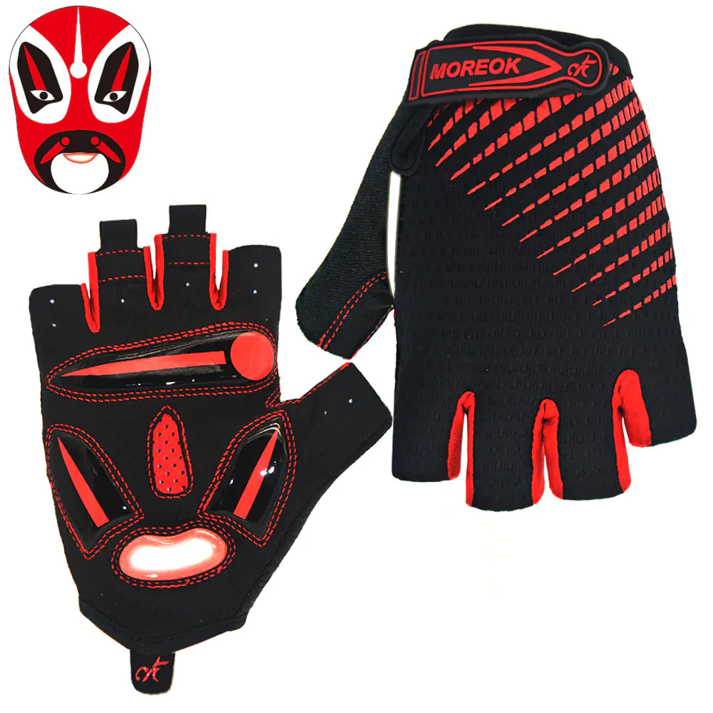 Liquid Silicone Half-Finger Gloves for Outdoor Sports