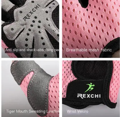 Fitness Half-Finger Gloves for Weightlifting and Dumbbells