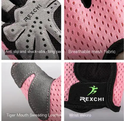 Fitness Half-Finger Gloves for Weightlifting and Dumbbells