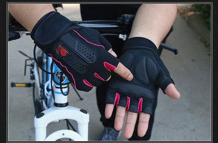 Half-Finger Fitness Gloves and Anti-Slip Wrist Wraps