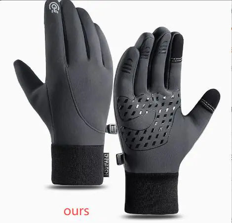 Windproof, Water-Repellent Touchscreen Cycling Gloves