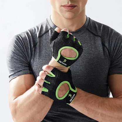 Fitness Half-Finger Gloves for Weightlifting and Dumbbells