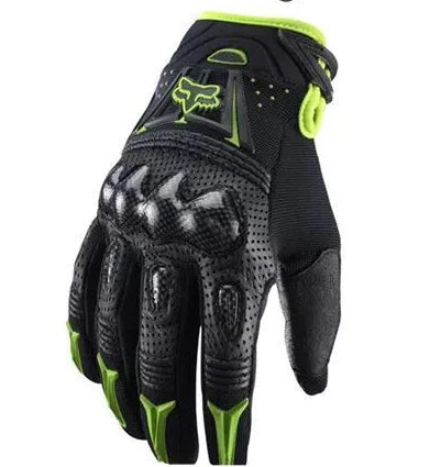 Fox Head Carbon Fiber Leather Motorcycle Riding Gloves