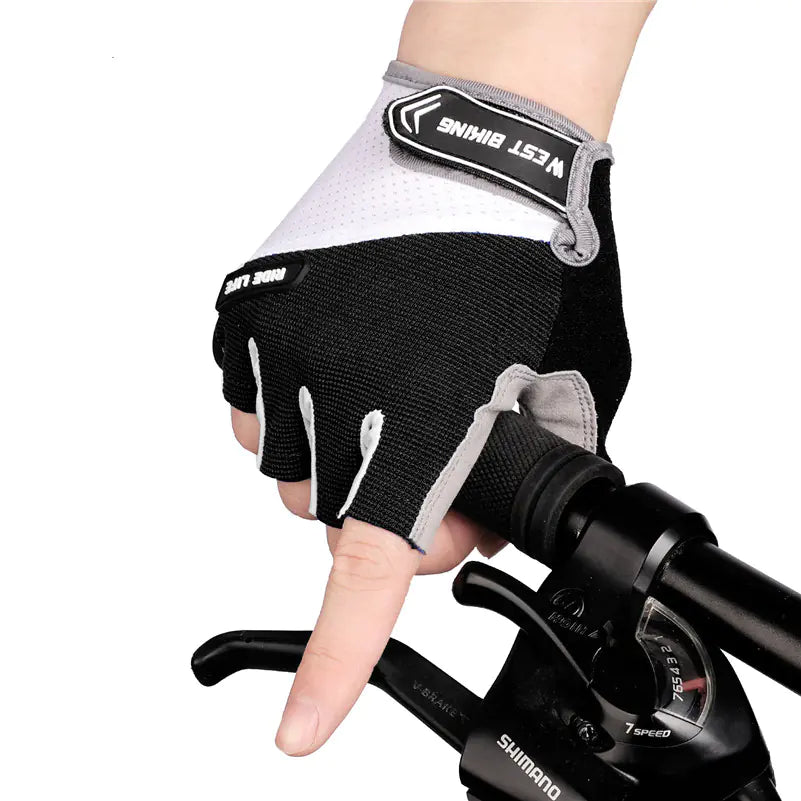 Outdoor Mountain Biking Breathable Half-Finger Gloves