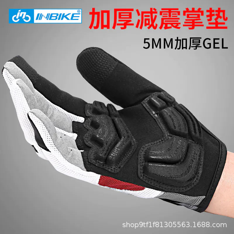 INBIKE Full Finger Cycling Gloves with Touchscreen Grip